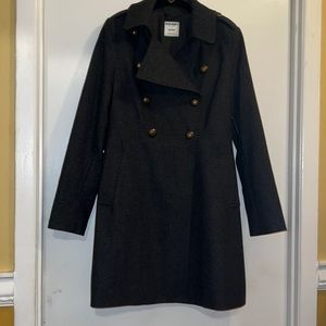 New Old Navy dark gray winter coat peacoat size XS New x small NWT